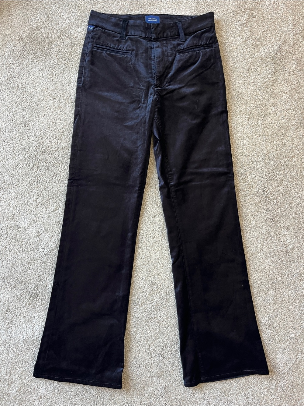 Citizens of Humanity velvet onyx welt pocket flare 30.5” - NEVER WORN